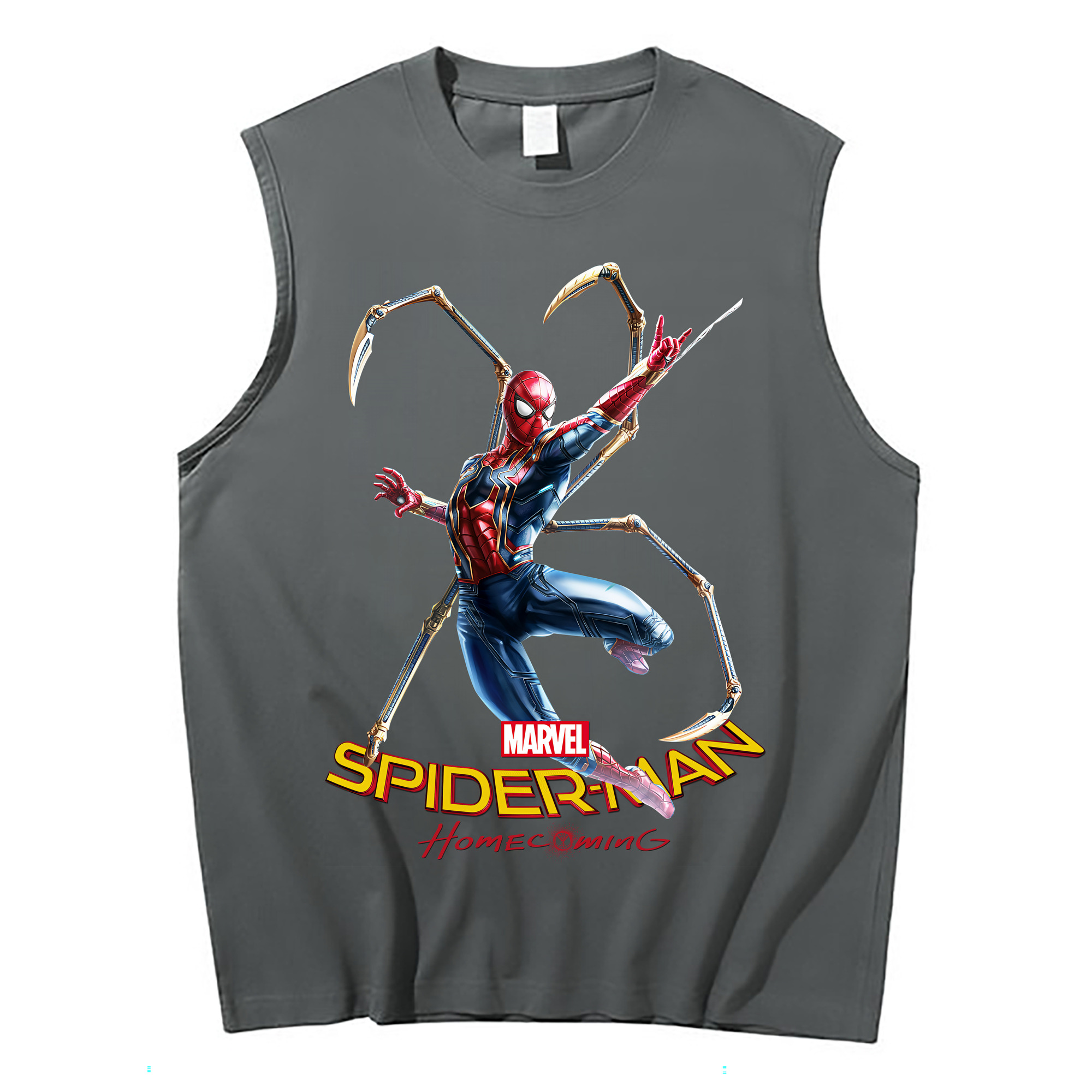 Spider Man スパイダーマン コットン100％タンクトップ（フロントプリント）